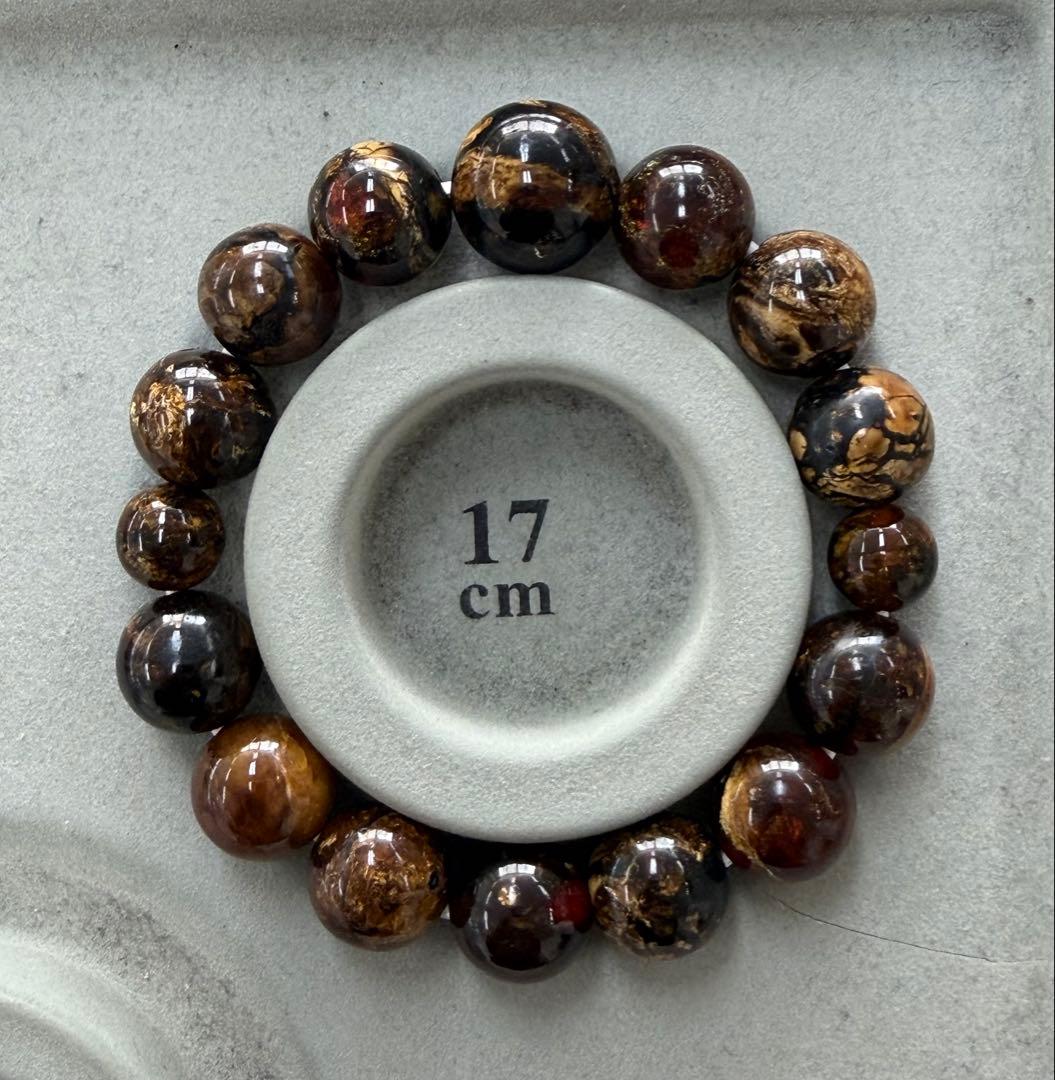 やまだ‼️虎琥珀14ミリブレス1本7㎜ブレス2本