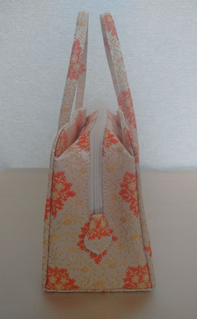 【美品】龍村美術織物 五葉華文 利休バック 和装用バック