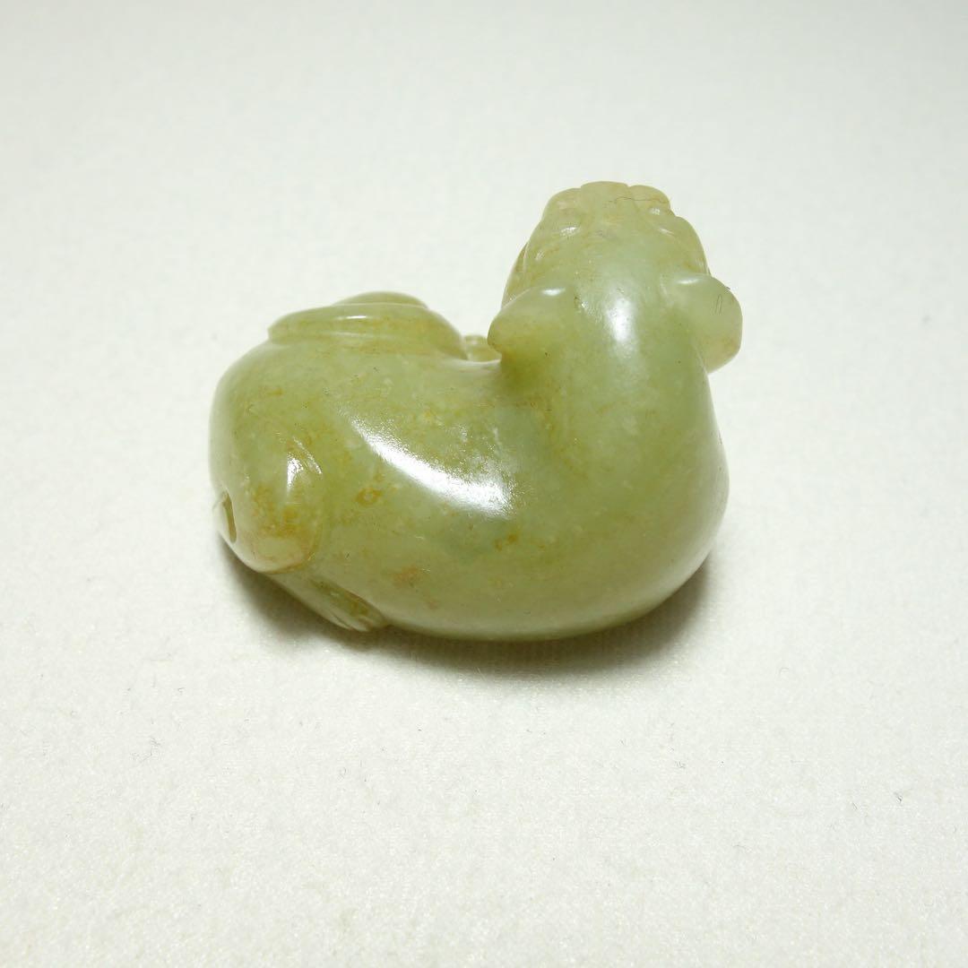 犬の彫刻 小型宋代和田玉 虎形彫刻 把件ペンダント C1A110 2025年