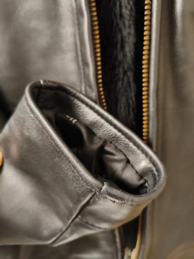 裏ボア付き】SCHOTT 革ジャン 38 AT101