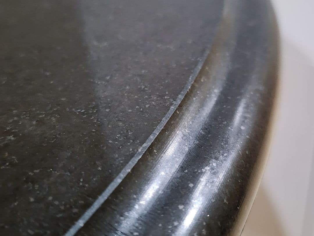 イタリア製最高級サイドテーブル バーズアイメープル 大理石 40万円