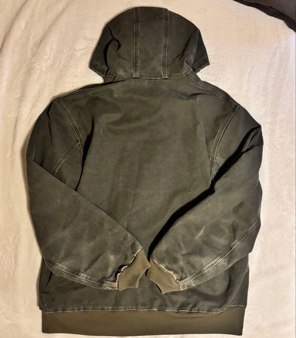 00sカーハートアクティブジャケット モスグリーンカーキ J25 MOS