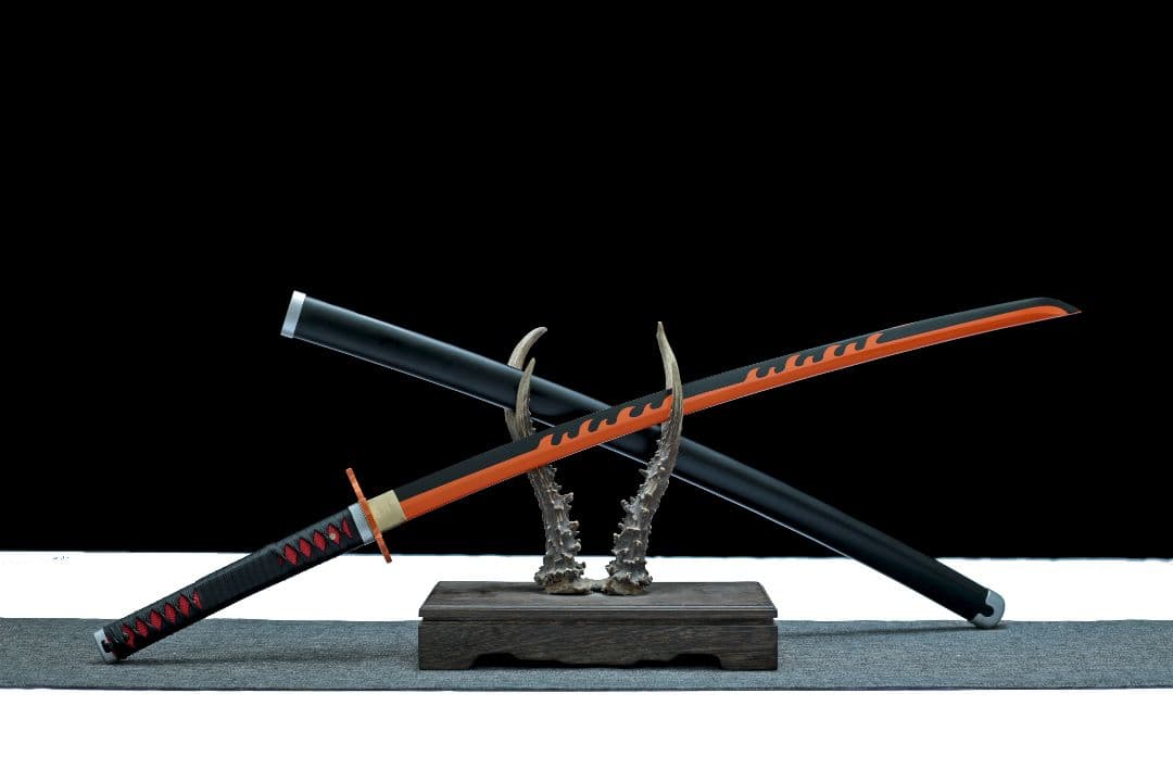 鬼滅の刃-炭治郎 武具　刀装具　日本刀　模造刀　居合刀 日輪刀 赫刀