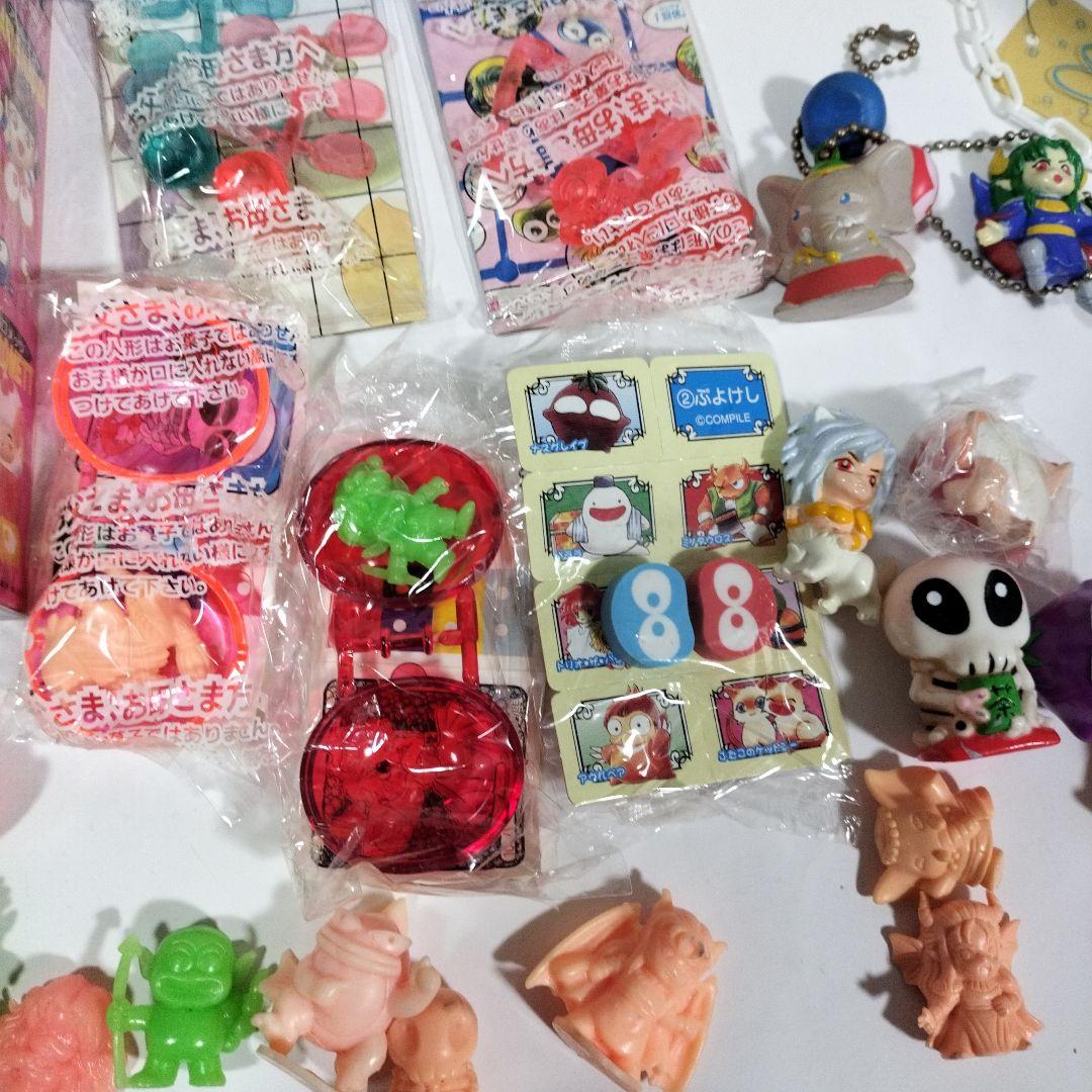 ぷよぷよ　食玩　大量グッズ　カバヤ　塩ビ　消しゴム　フィギュア　人形　コンパイル