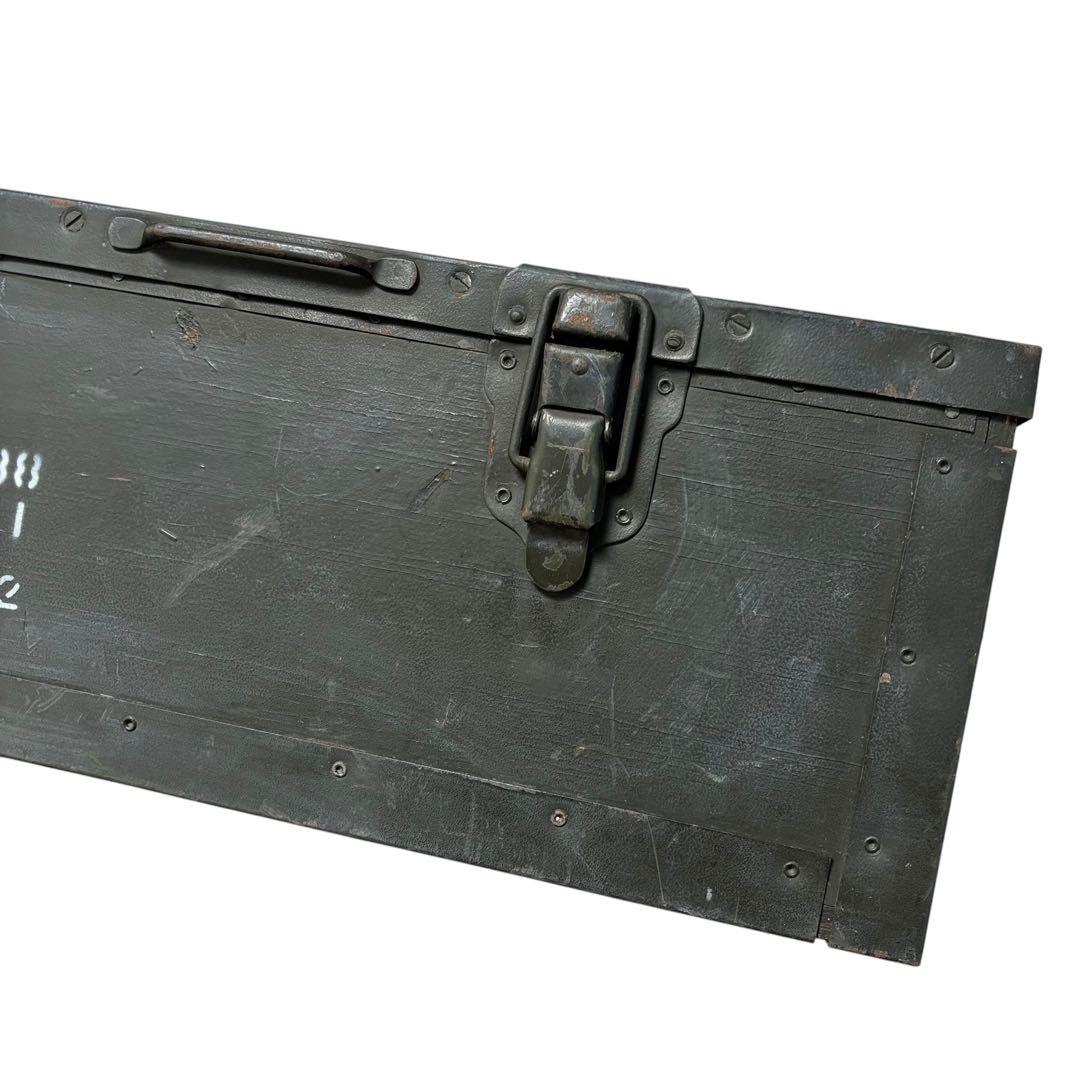 希少 60s 米軍 ミリタリー ウッドボックス ツールボックス アンモ