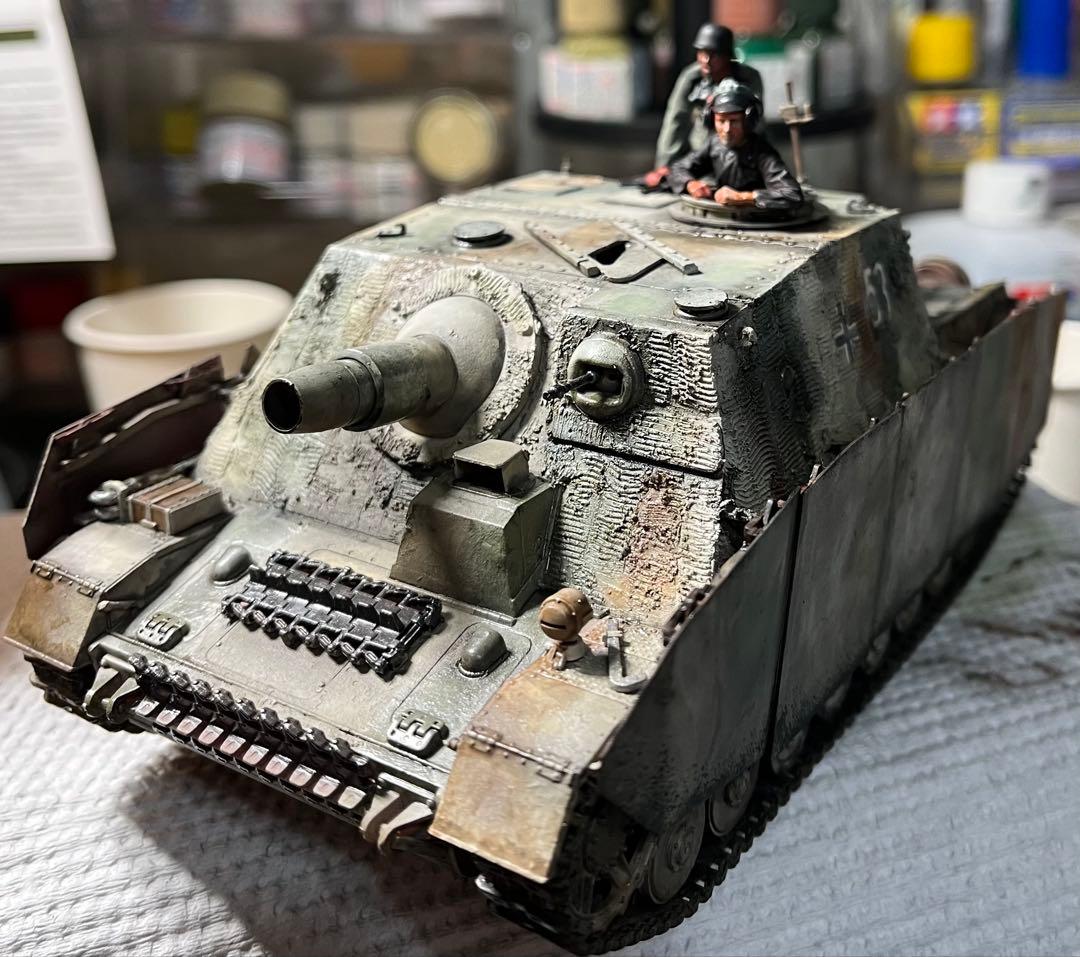 1/35 ドイツブルムベア後期型。ツインメリット加工。ウェザリング。搭乗員2体。