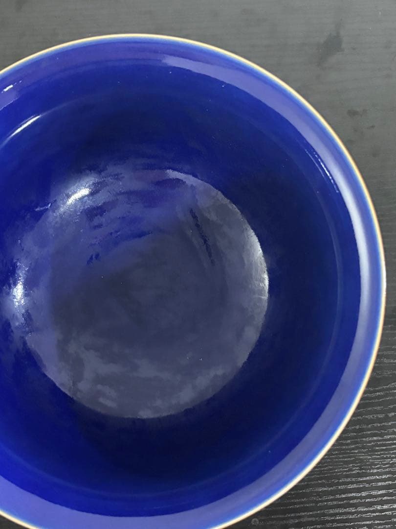 中国　古物　骨董品　碗 藍釉 中国美術