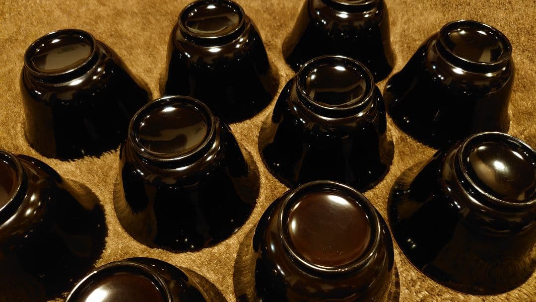 輪島塗　漆器　蕎麦猪口　湯呑み　猪口　向付　１０客