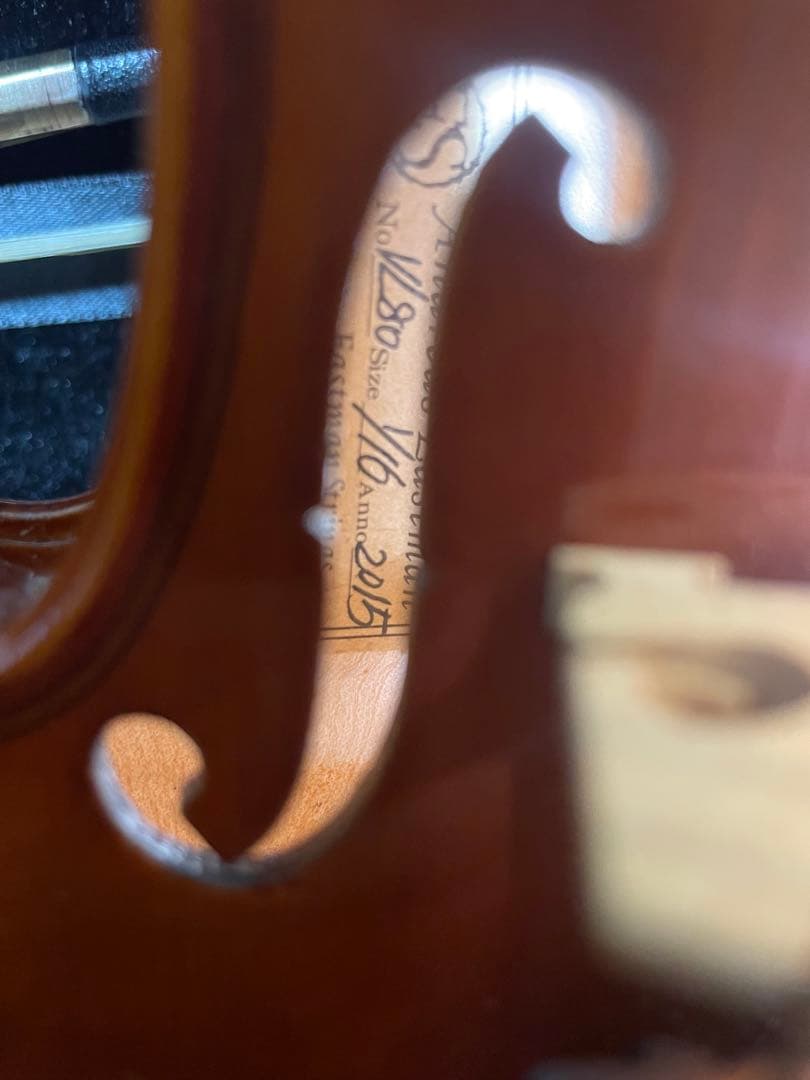 【極美品】バイオリン イーストマン VL80 1/16 2015年