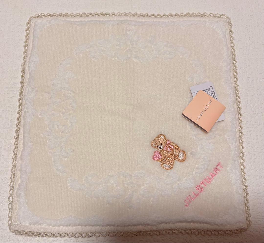 JILL STUART クマ刺繍 タオルハンカチ - メルカリ