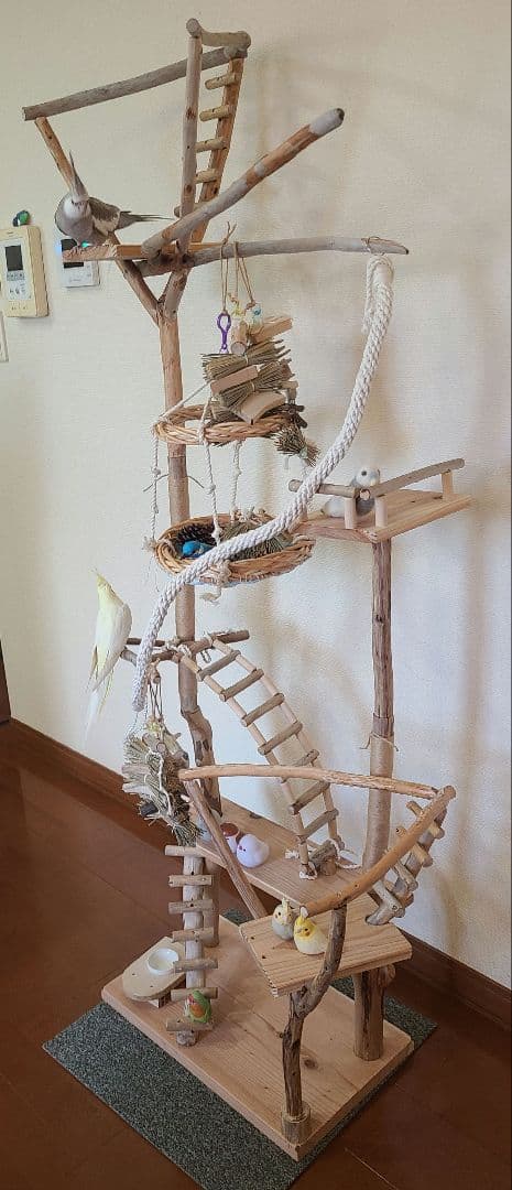 ① タリム様オーダーバードアスレチック 専用ページ 流木 ハンドメイド