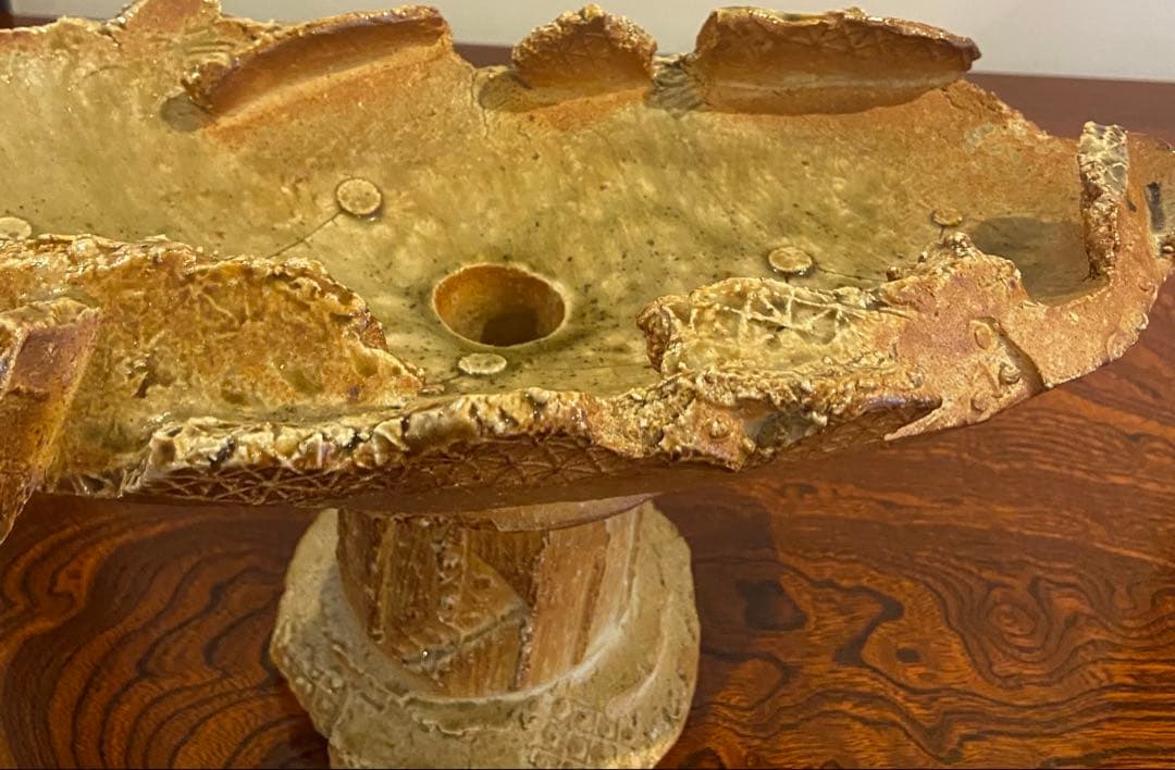 伊賀焼　小島憲二作　華器　M244