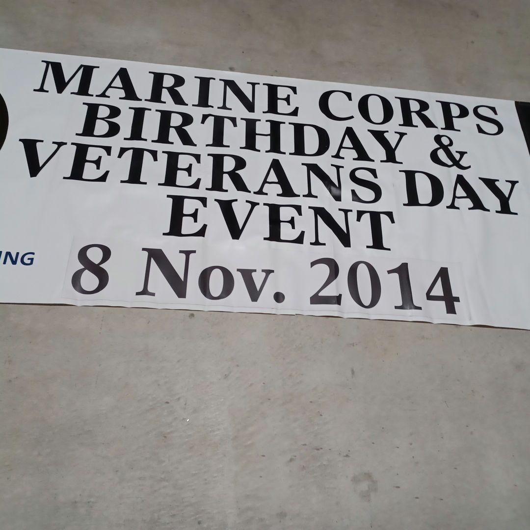 ✨送料無料　希少非売品　USMC　イベント大きな垂れ幕