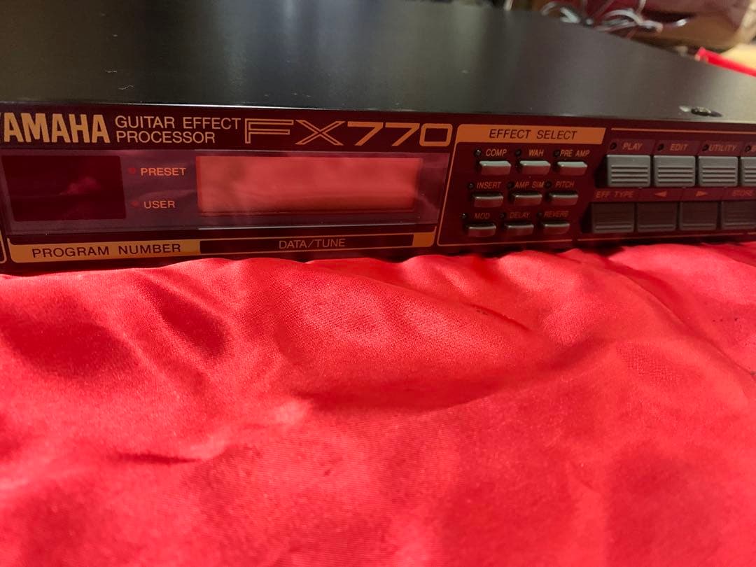 YAMAHA FX770 ギターエフェクトプロセッサー 動作良好！