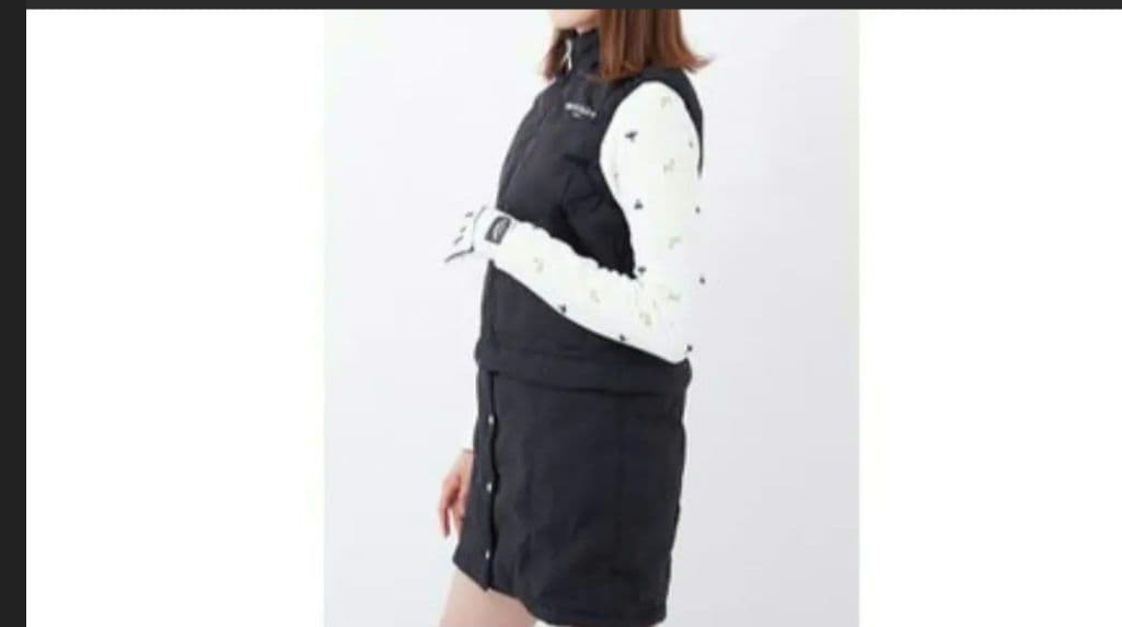 マリクレール♡2way♡中綿/ワンピース♡ベスト♡M　ゴルフ/スポーツ/テニス