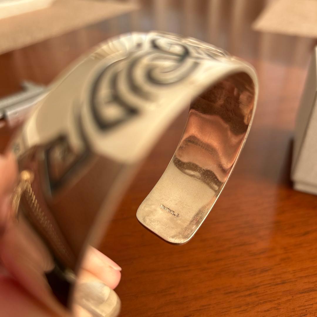 メンズ　シルバーバングル