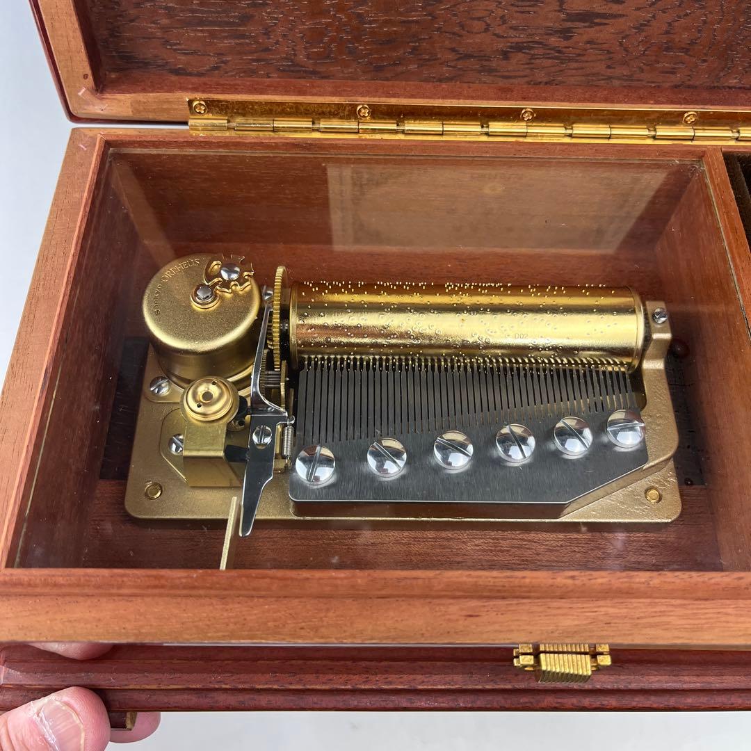 オルゴール　サンキョー　オルフェウス　ORPHEUS 50弁　ジュエリーボックス