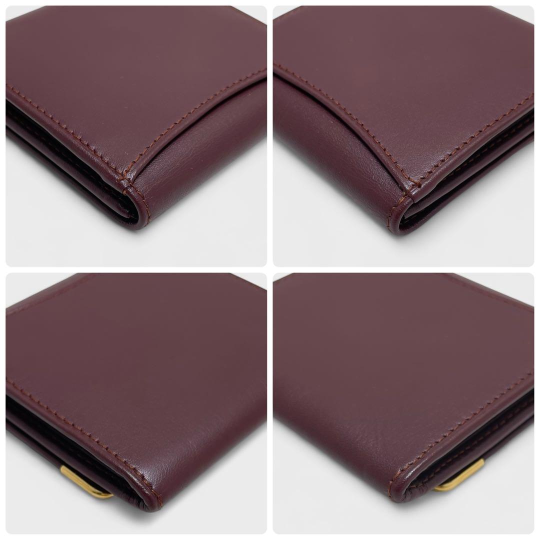 未使用✨ギャラ付き✨Cartier カルティエ マストライン 小銭入れ 赤×金