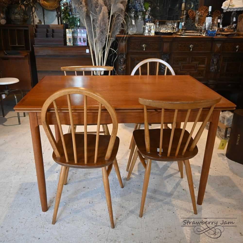 S*y様 L3705-31 北欧ヴィンテージ ダイニングテーブル ドローリーフテ