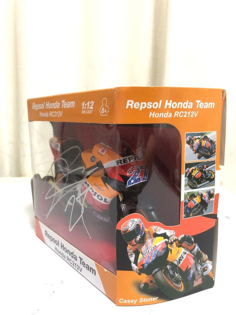 激レア ケーシーストーナー 直筆サイン Repsol Honda RC212V