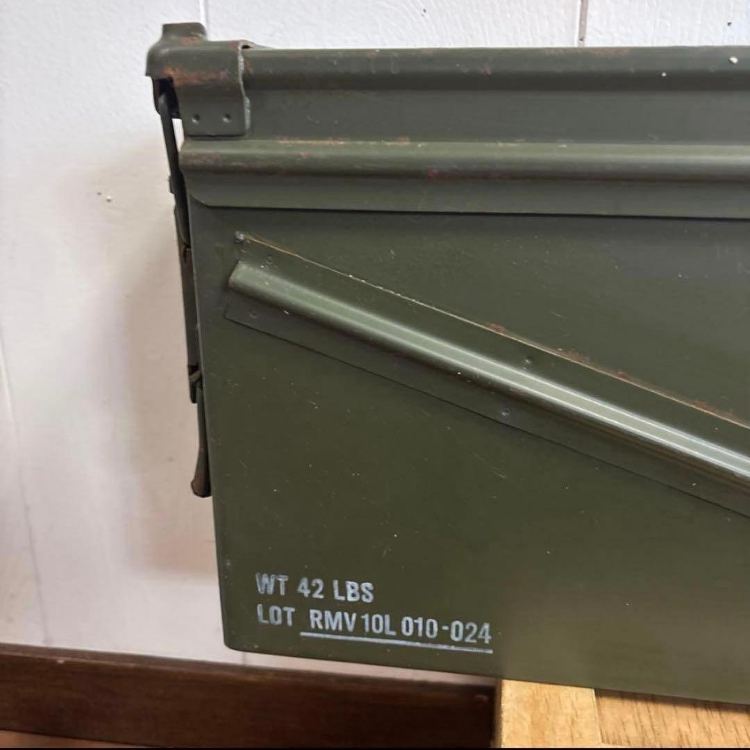 米軍　実物　AMMO BOX 40mm 32CARTRIDGES 弾薬箱