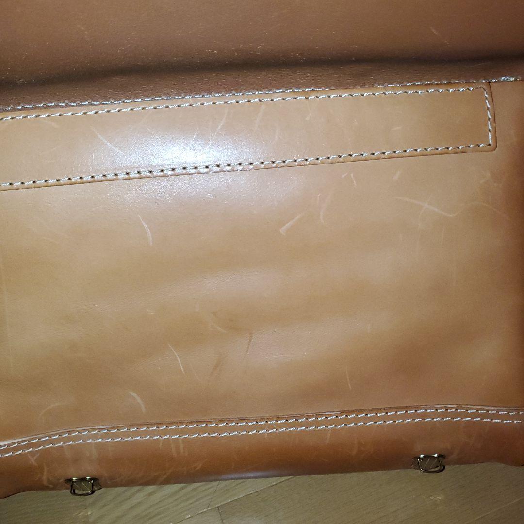 HERZ　棒屋根かぶせバッグ　本革　3wayバッグ