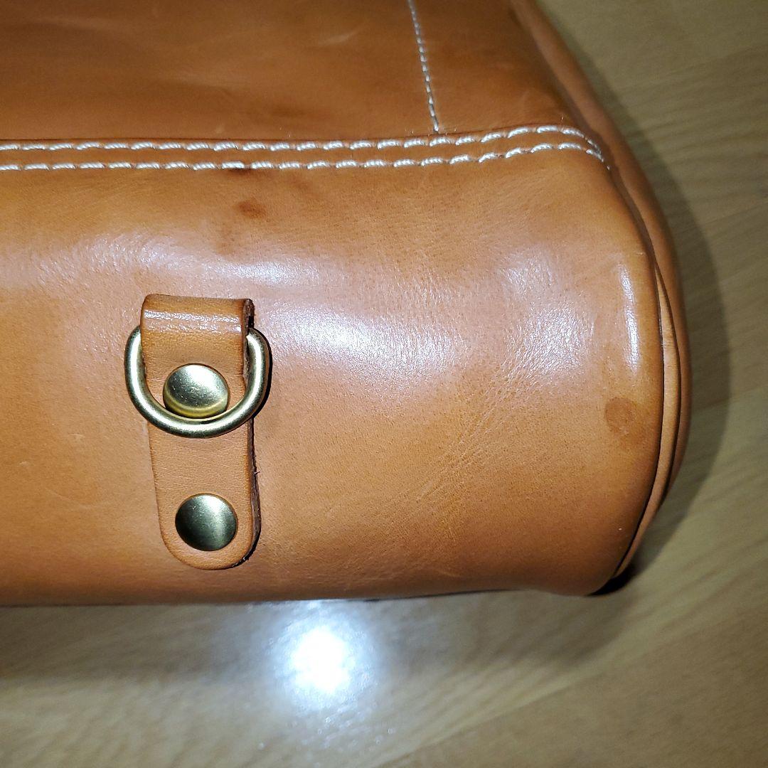 HERZ　棒屋根かぶせバッグ　本革　3wayバッグ