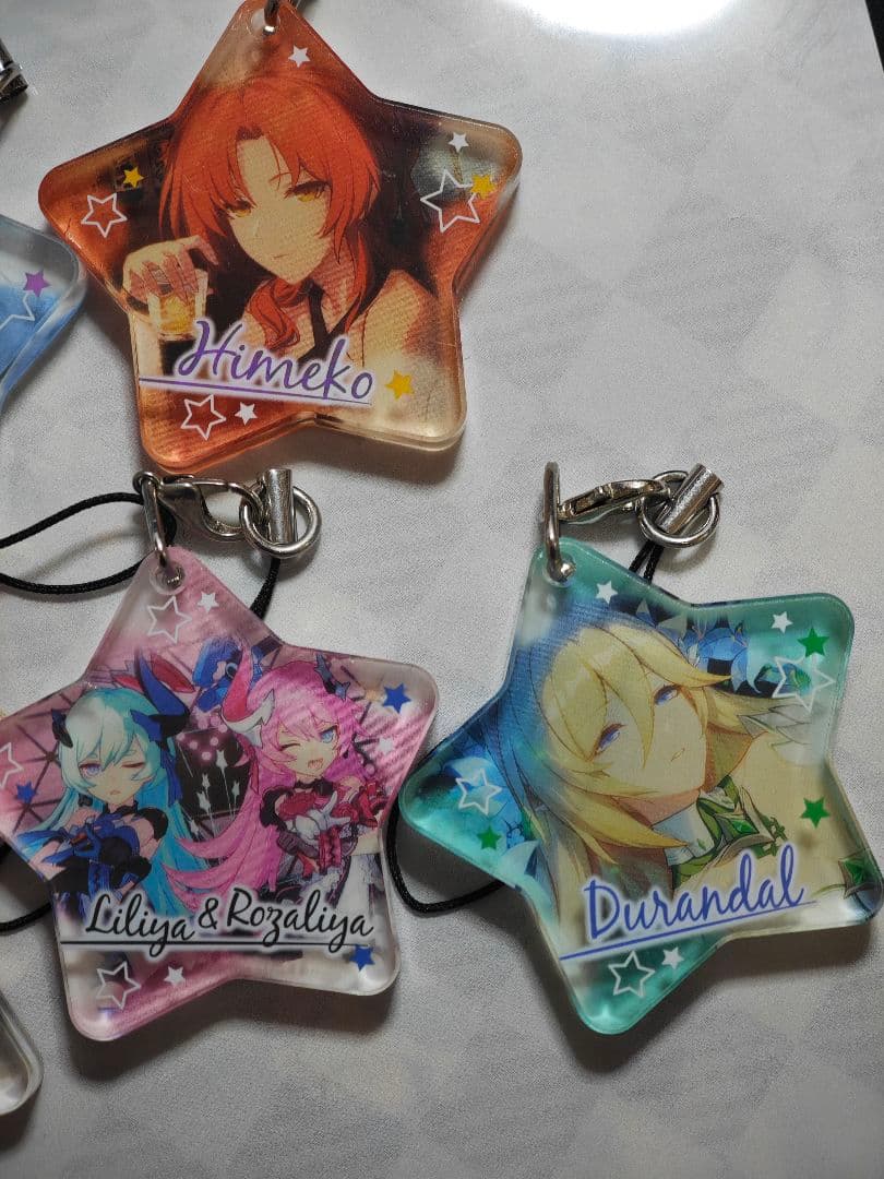 崩壊3rd　ジュエルアクリルストラップ　11個セット