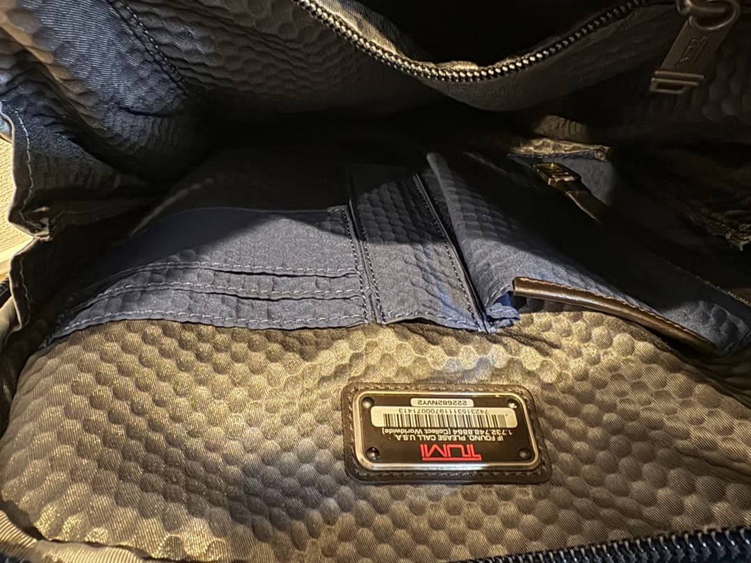 【TUMI】ネイビー ビジネスバッグ