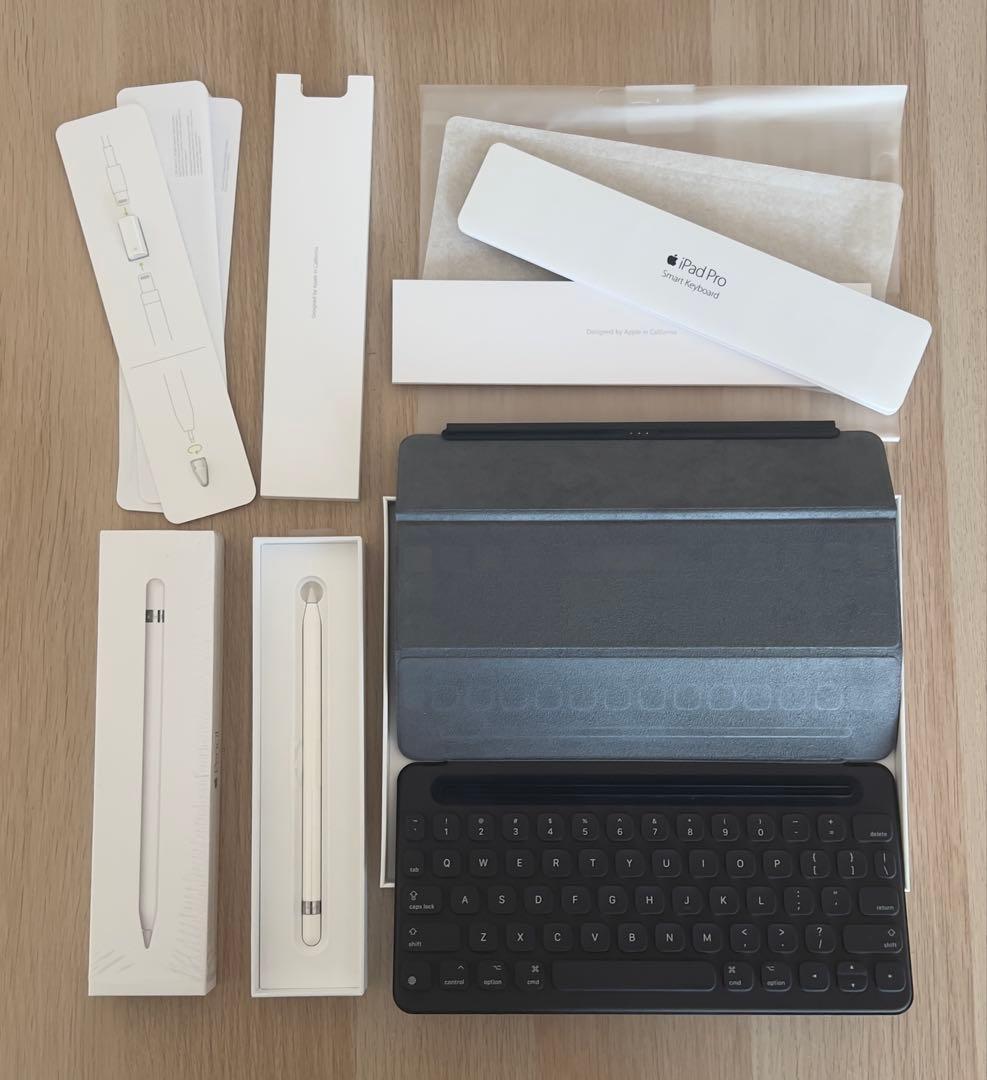 美品Apple純正セット】iPadProスマートキーボード＆Appleペンシル