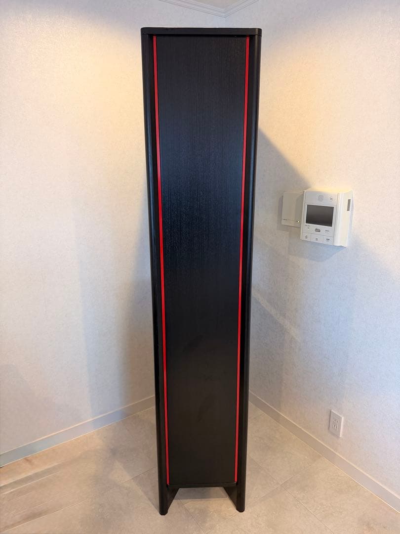 Cassina ixc / カッシーナ キャビネット 6段 ブラック&レッド - メルカリ