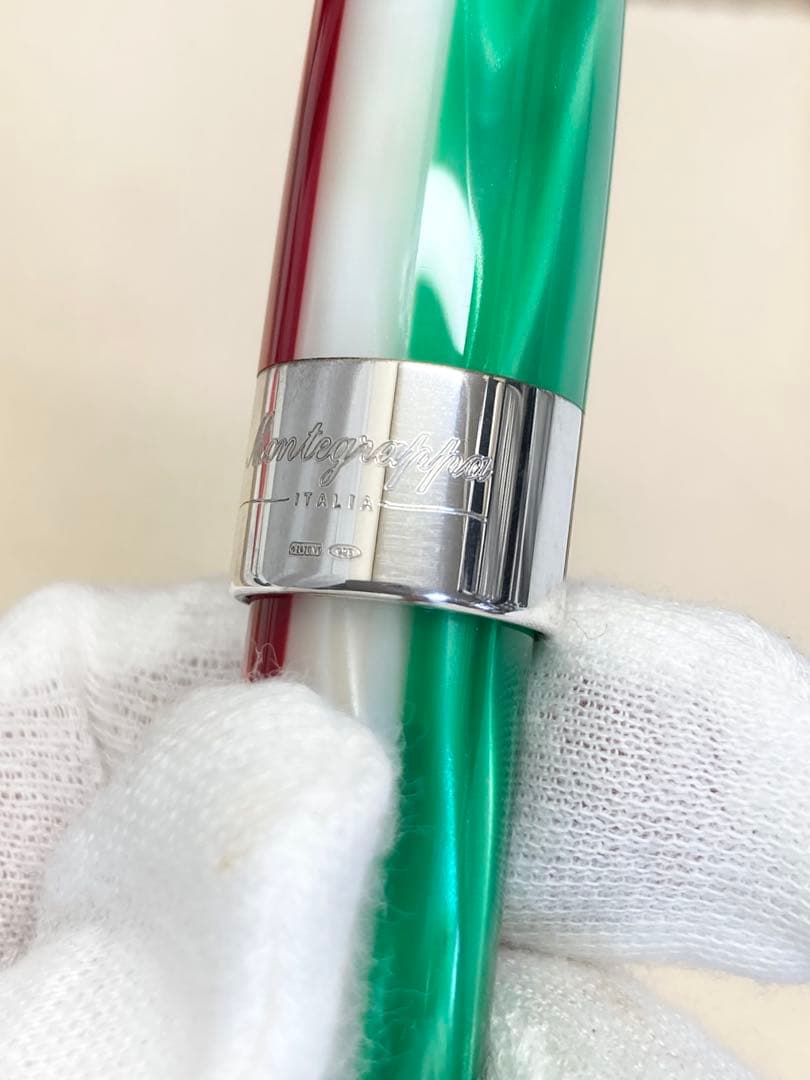 モンテグラッパ　イタリア150周年　ボールペン　シルバー