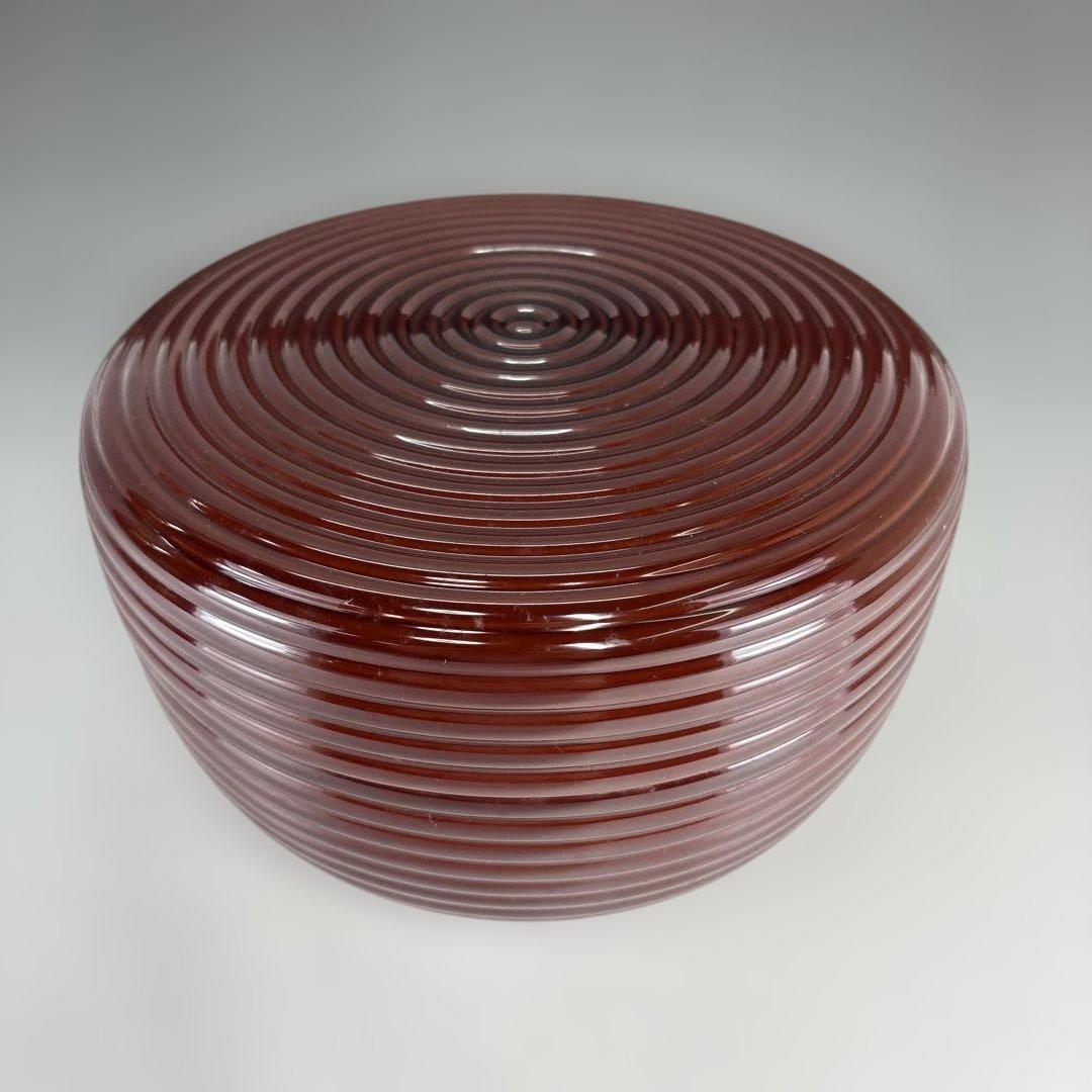 【茶道具】ロクロ目唐松食籠（紙箱）