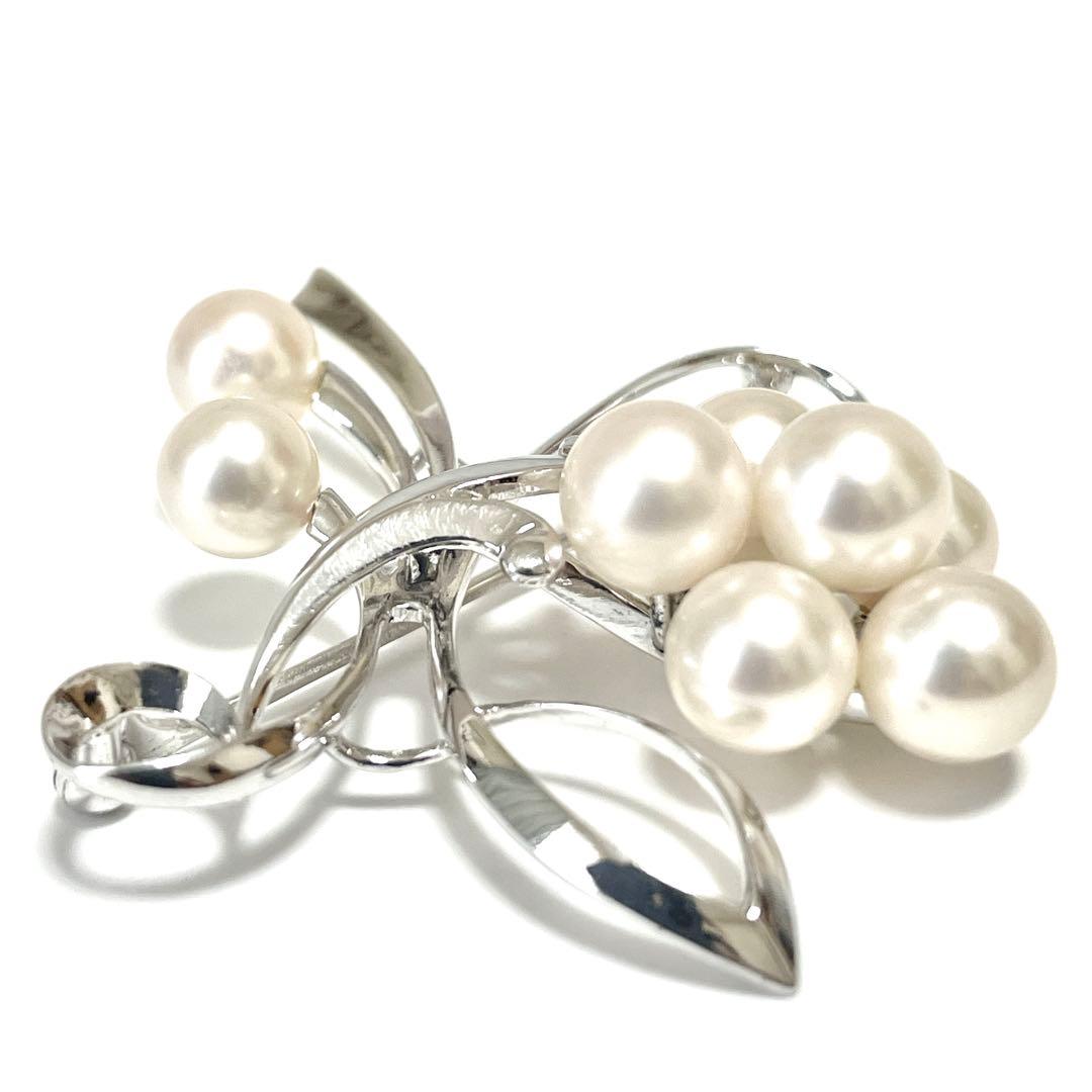 美品✨皇室御用達 MIKIMOTO ミキモト アコヤ真珠 パール ブローチ