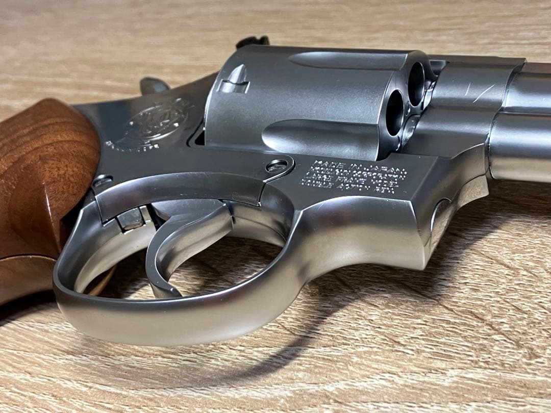 MGC S&W M686 6インチ モデルガン 木製グリップ付き
