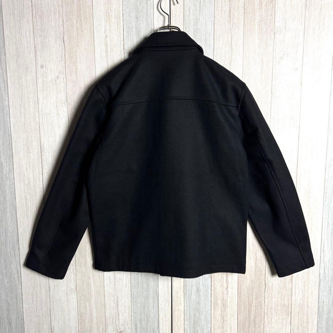 3439【未使用級・極美品】バナナリパブリック メルトン ドリズラー