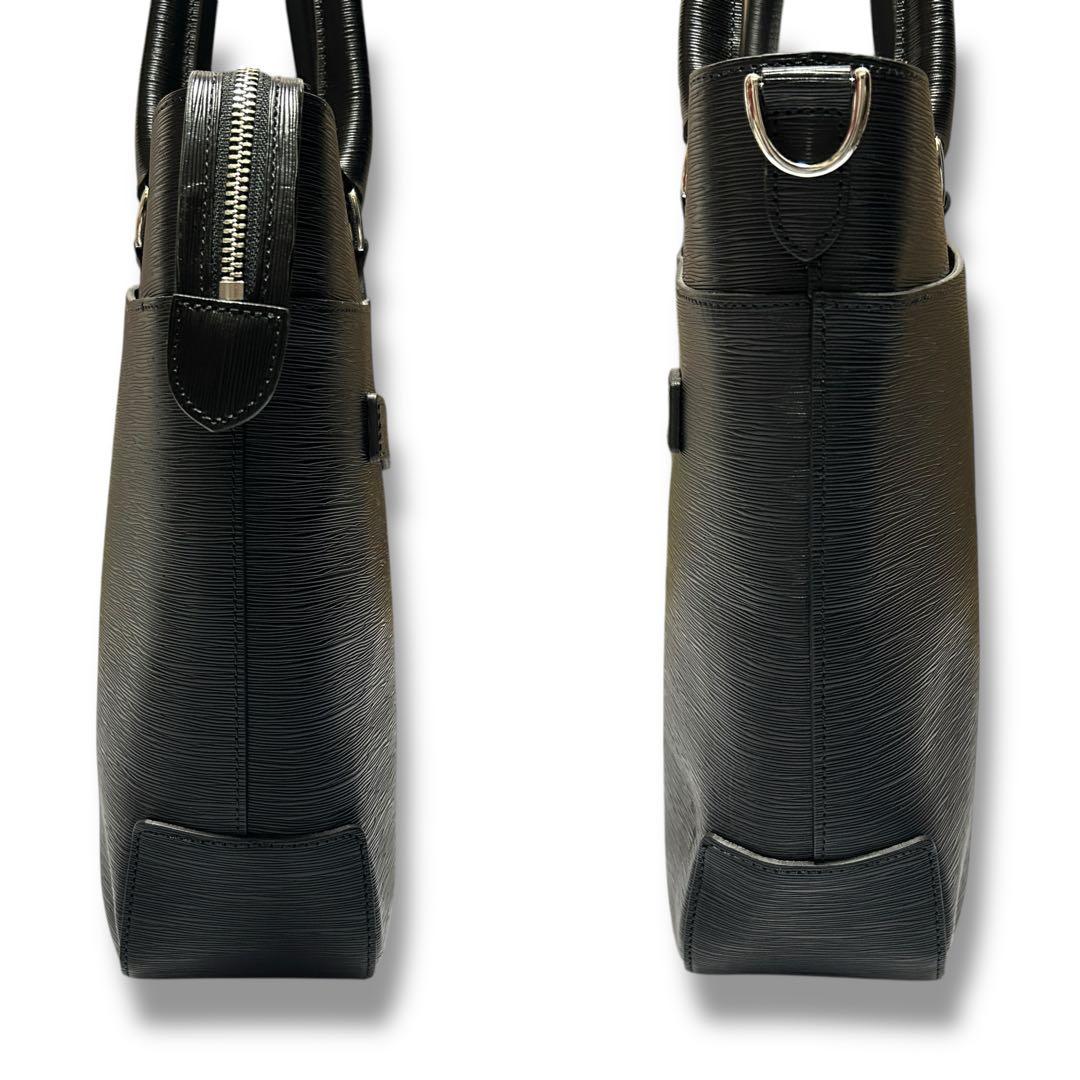 ☆状態良好☆【ペッレモルビダ】メンズ キャピターノ レザー トートバッグ