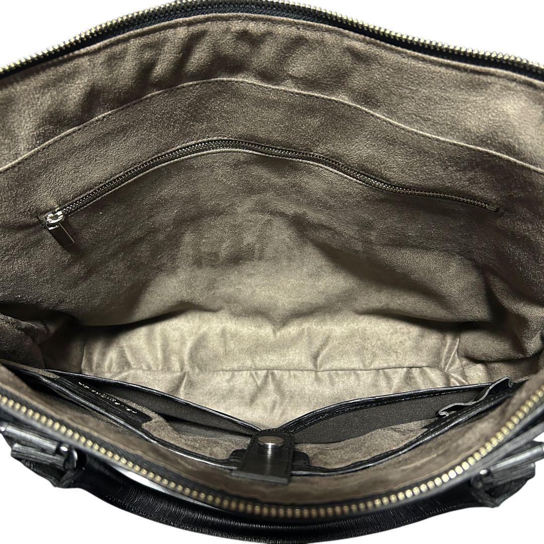 ☆状態良好☆【ペッレモルビダ】メンズ キャピターノ レザー トートバッグ