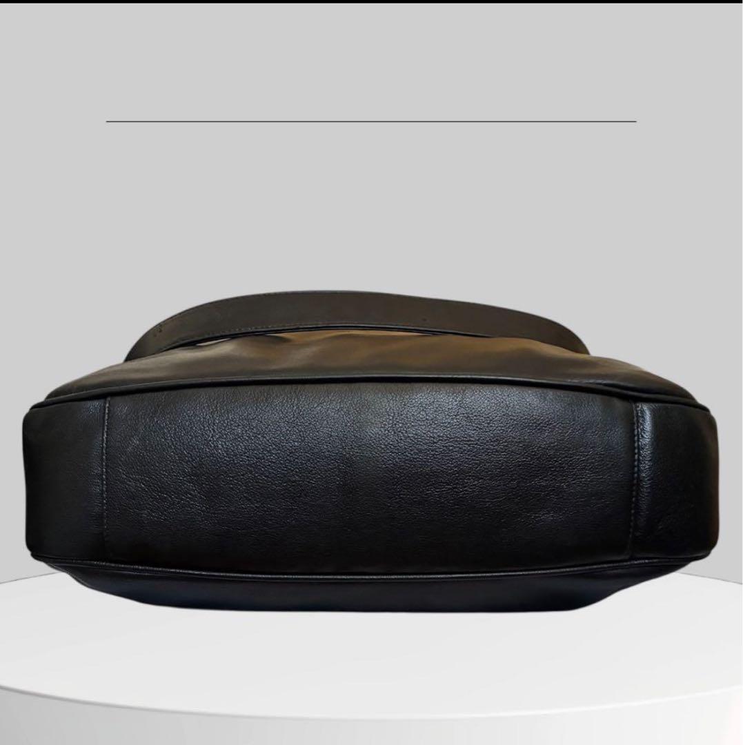 GUCCI 2way バンブー ショルダーバッグ ブラック