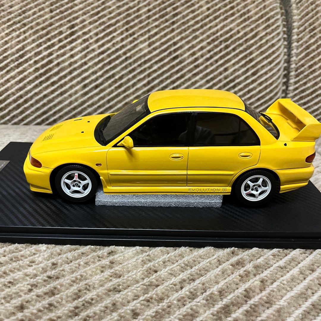 ワンモデル one model ランサーエボリューション Ⅲイエロー 1/18