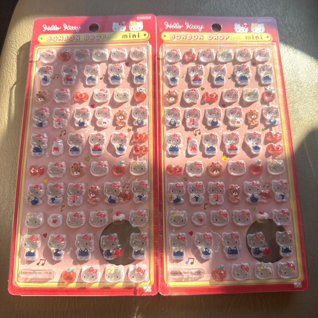 ボンボンドロップシール　ミニ　6枚セット