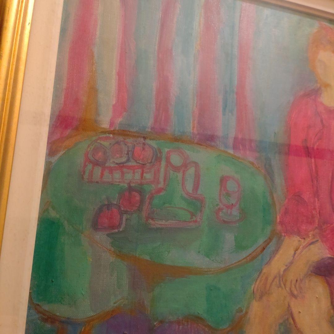 林　裕子【アフタヌーン】油彩　8S