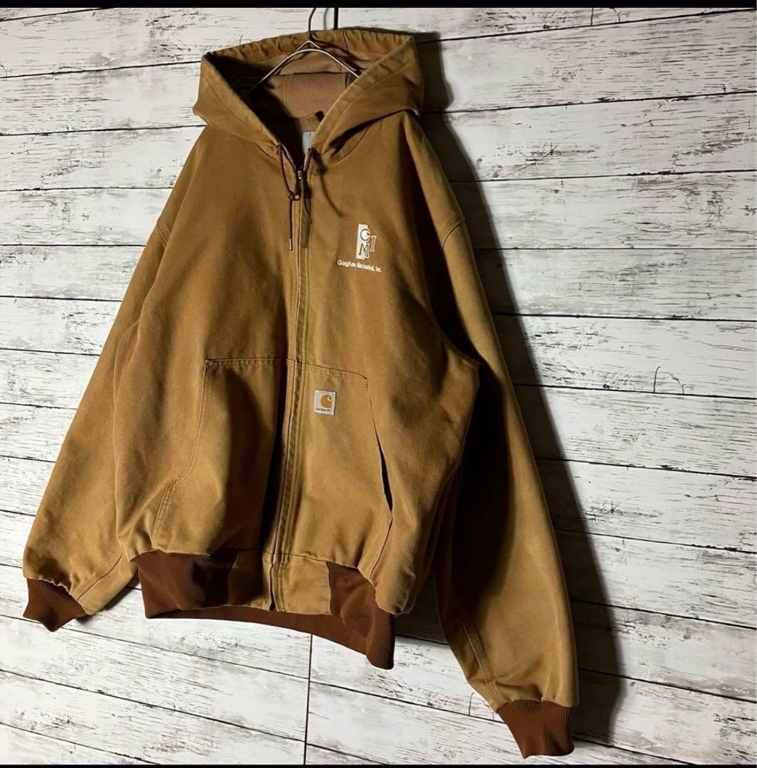 お*ぎ様 カーハート　USA製　企業コラボ Carhartt アクティブジャケッ