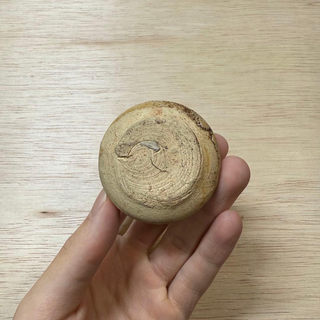 古瀬戸 水滴 灰釉 室町時代 茶入 茶道具 黄瀬戸 油揚手 古美術 骨董