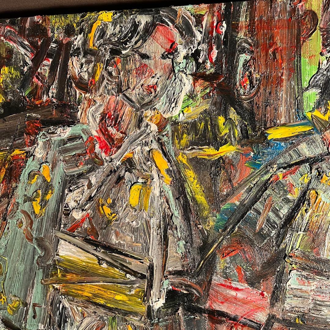 ★真作★ 旭日嘎(シゴラカ) 舞子 日本画油絵 貴重作品