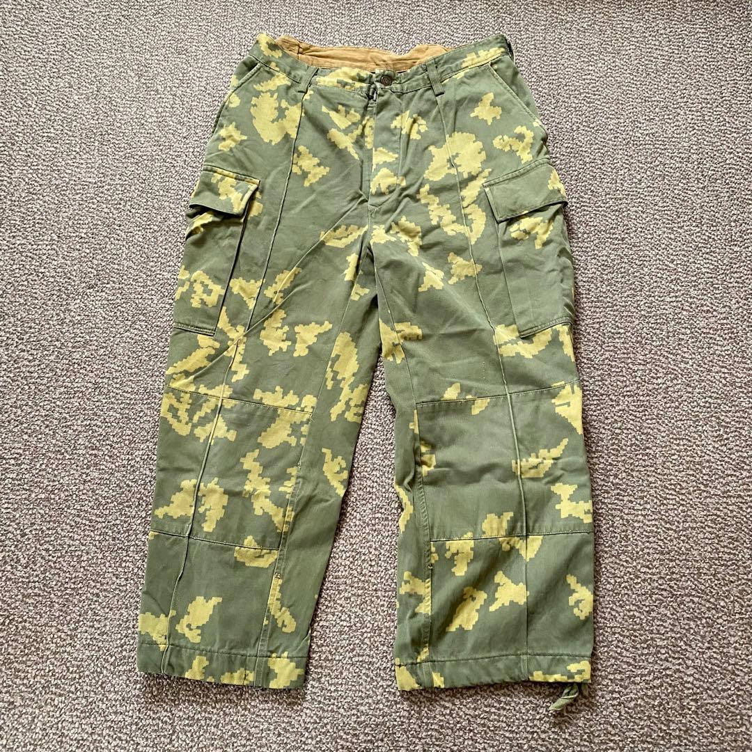 80's 旧ソ連軍 ベレスカ迷彩 ミリタリー カーゴパンツ ロシア軍 - メルカリ
