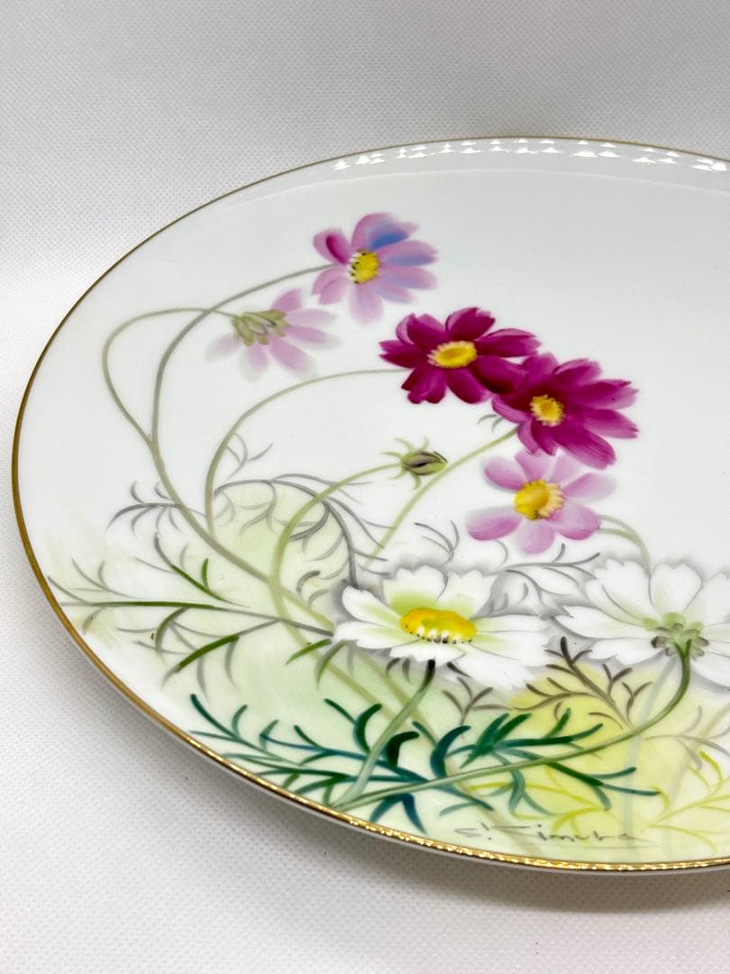 オールドノリタケ プレート 2枚セット S.Kimura 木村義一サインP-5