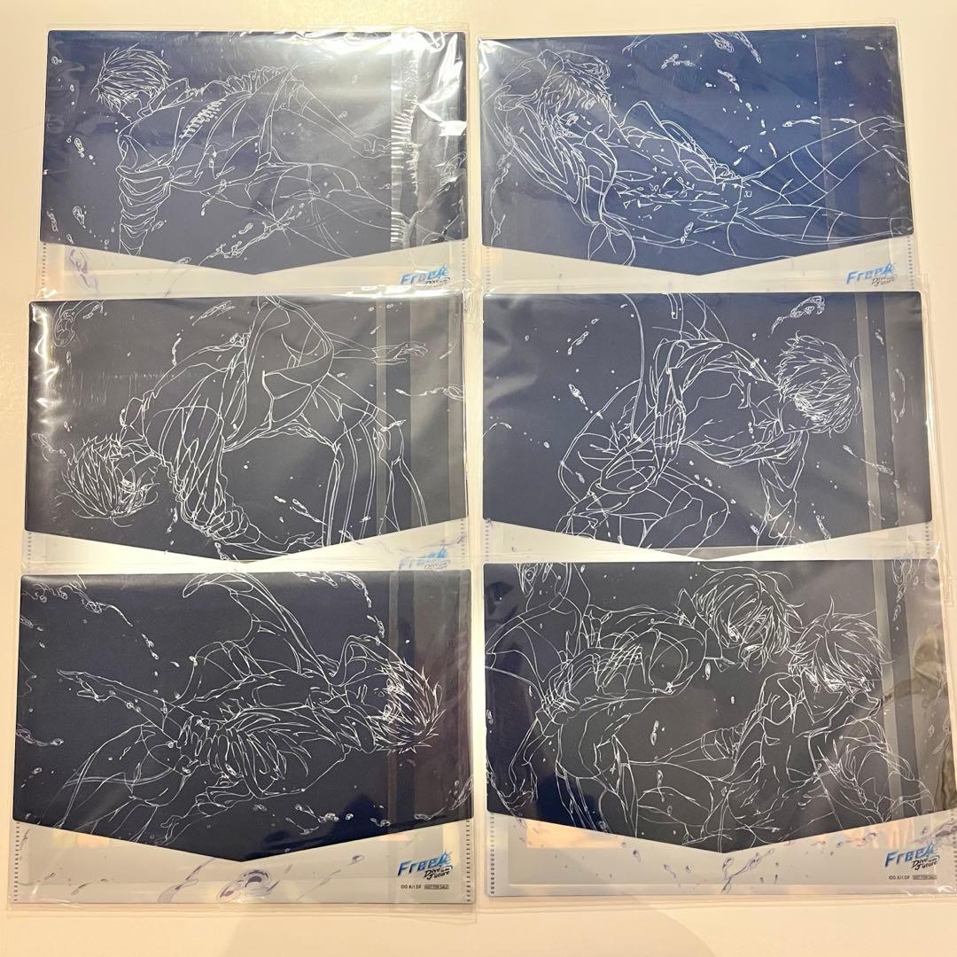 Free! DF 京アニ 限定 特典 複製ミニ原画 クリアケース 全6巻