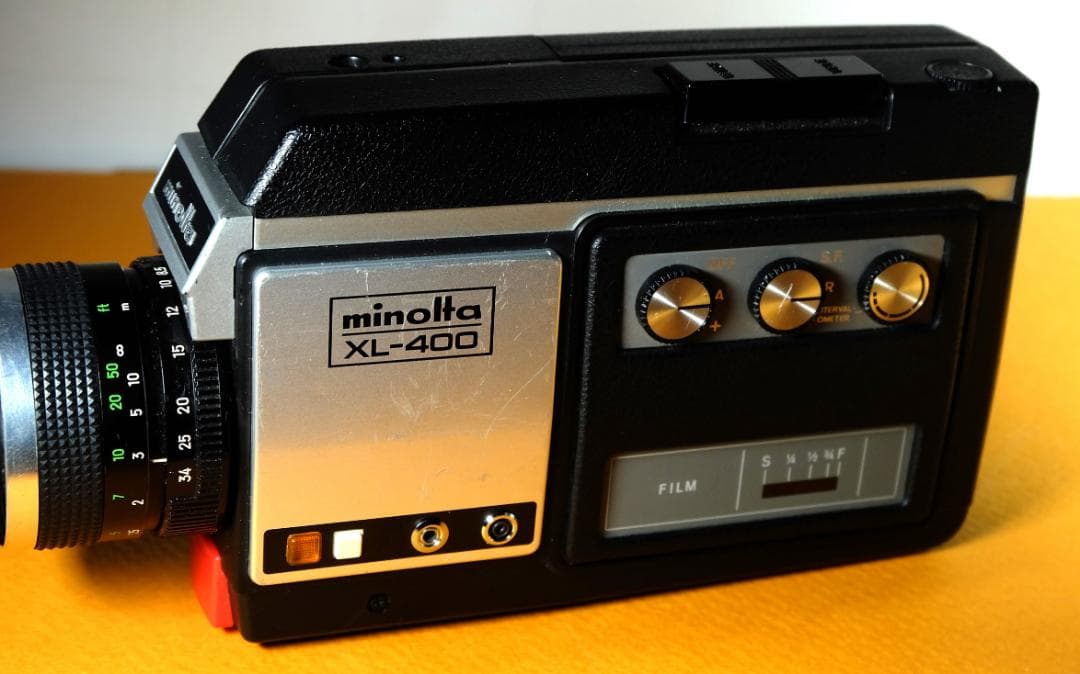 レトロ　希少品　Minolta XL-400 8mmカメラ 主要動作確認済