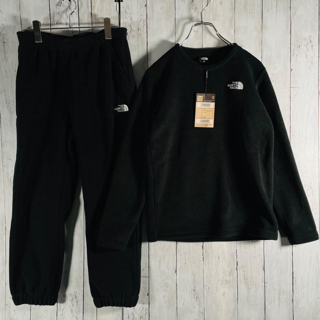 ザノースフェイス フリース マルチクルー セットアップ 160 ブラック
